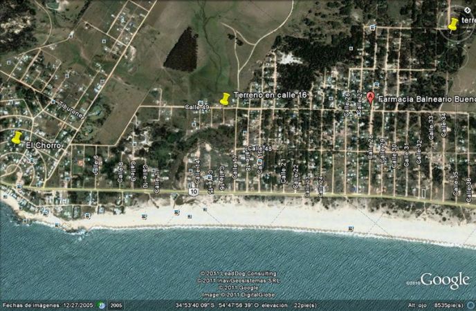 450 metros a dos cuadras del mar.
